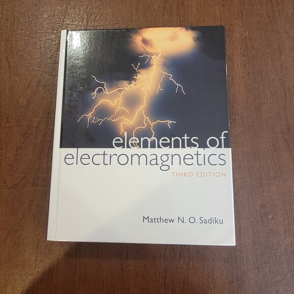 Elements of Electromagnetics by Matthew N. O. Sadiku (Hardcover, 2001) - Picture 1 of 9